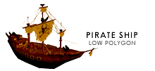 Low Poly Pirateship