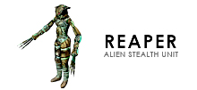 Reaper Alien Stealth 3D Character Model