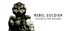 Rebel Soldier 3D Character Model