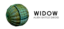 Widow Alien Droid 3D Character Model